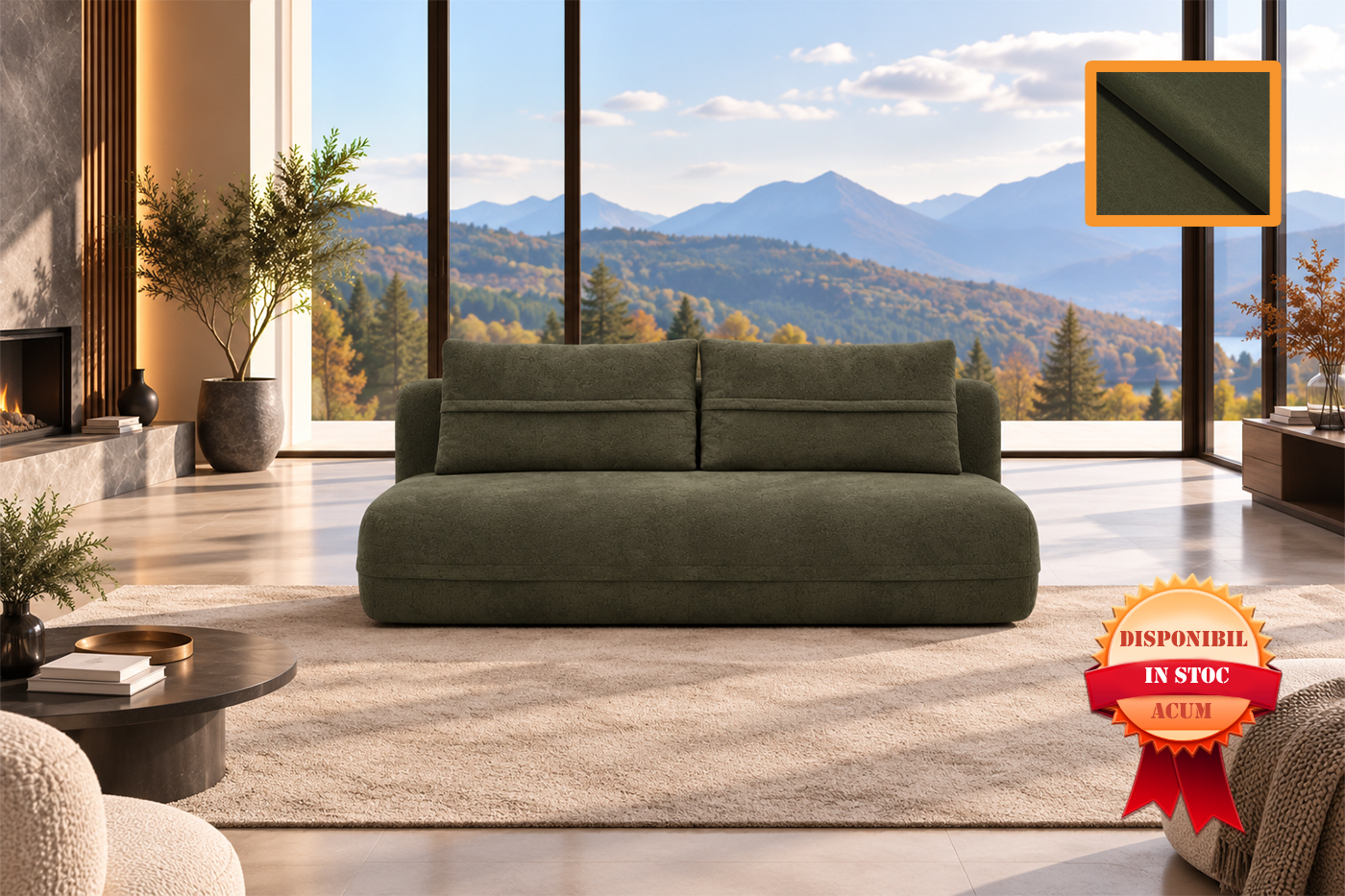 BUFFO CANAPEA EXTENSIBILA 206 X 100 CASTEL-39